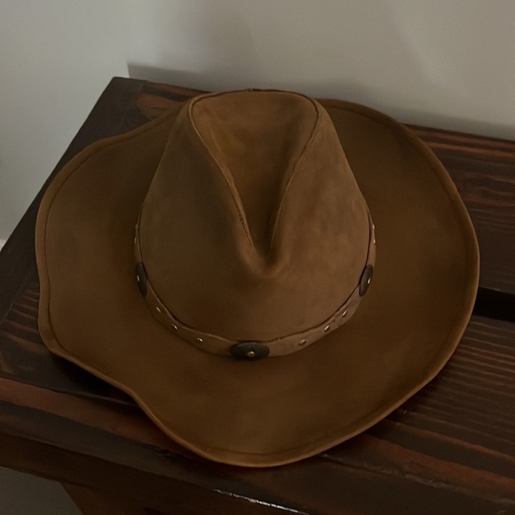 STETSON RODEO DR Roxbury Shapable Distressed Leather Hat-Unisex - Picture 5 of 17